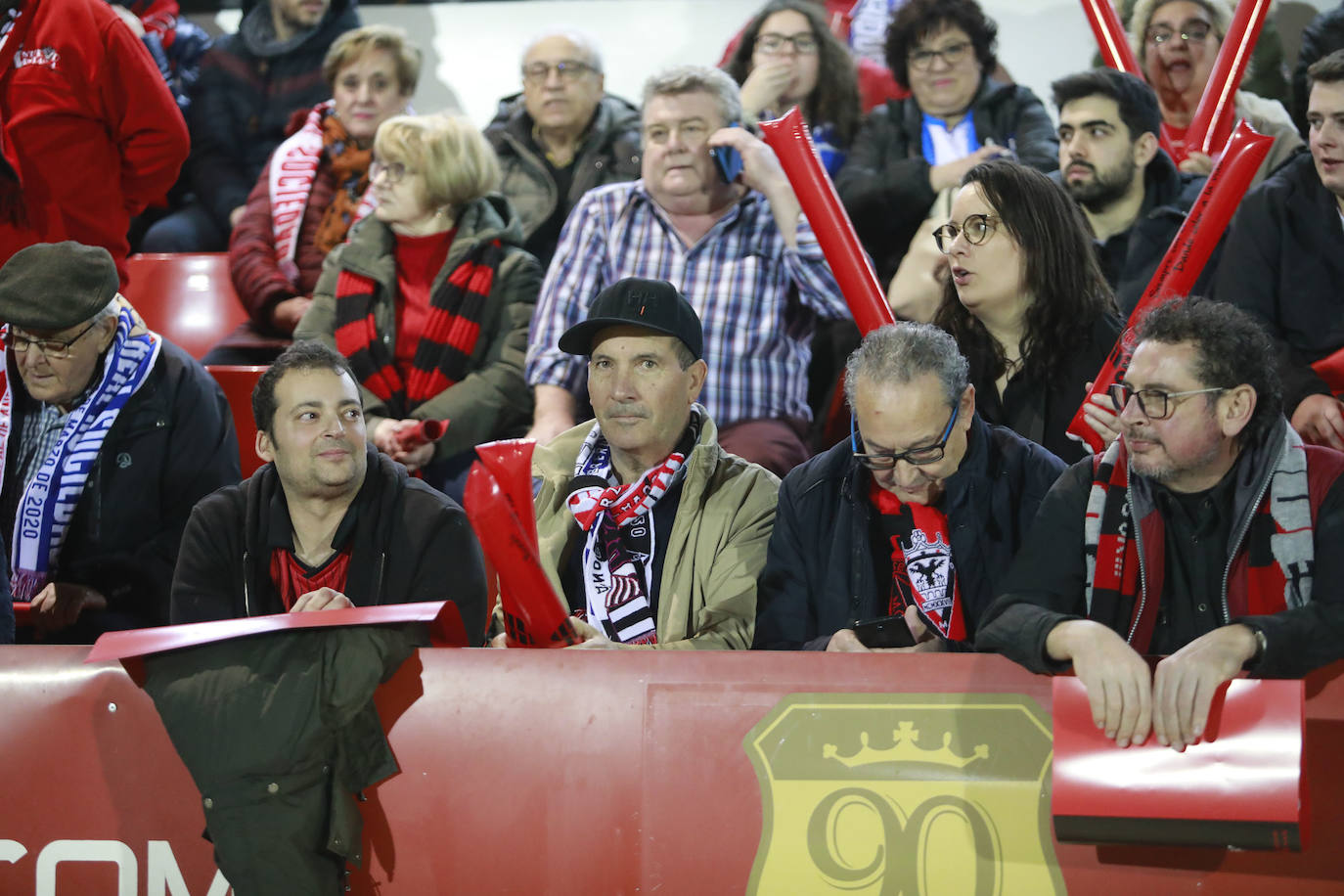 Fotos: Anduva vibra con su equipo a pesar de la derrota