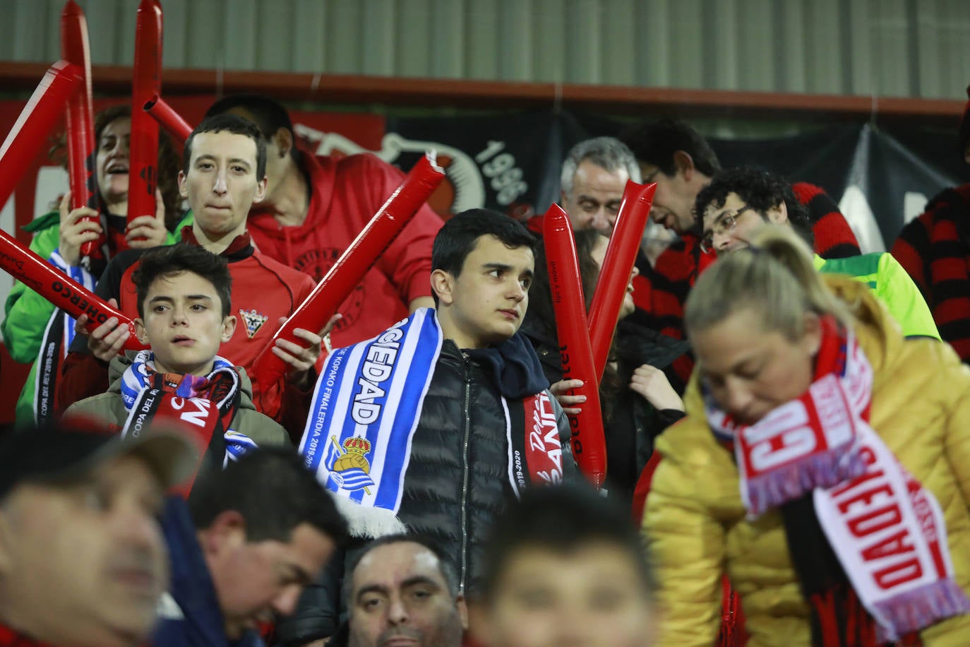 Fotos: Anduva vibra con su equipo a pesar de la derrota