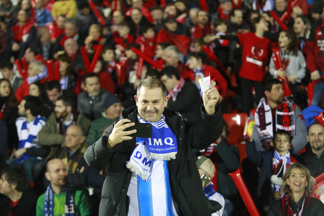 Fotos: Anduva vibra con su equipo a pesar de la derrota