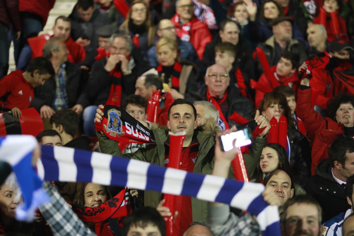 Fotos: Anduva vibra con su equipo a pesar de la derrota