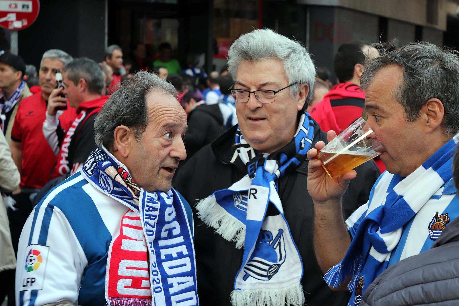 Fotos: La marea txuri urdin llega a Miranda