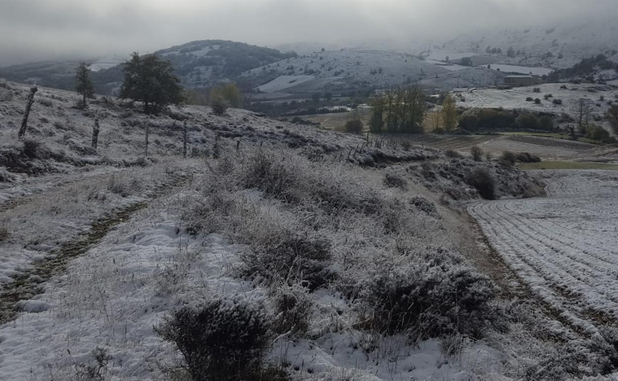 Temporal de lluvia, viento y nieve en la provincia de Burgos a partir del domingo