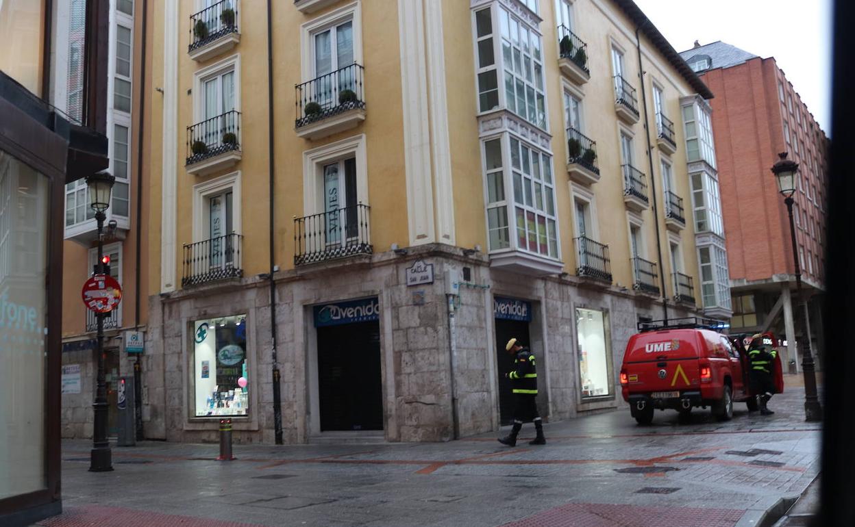 La presencia de la UME ha puesto la nota curiosa en la jornada