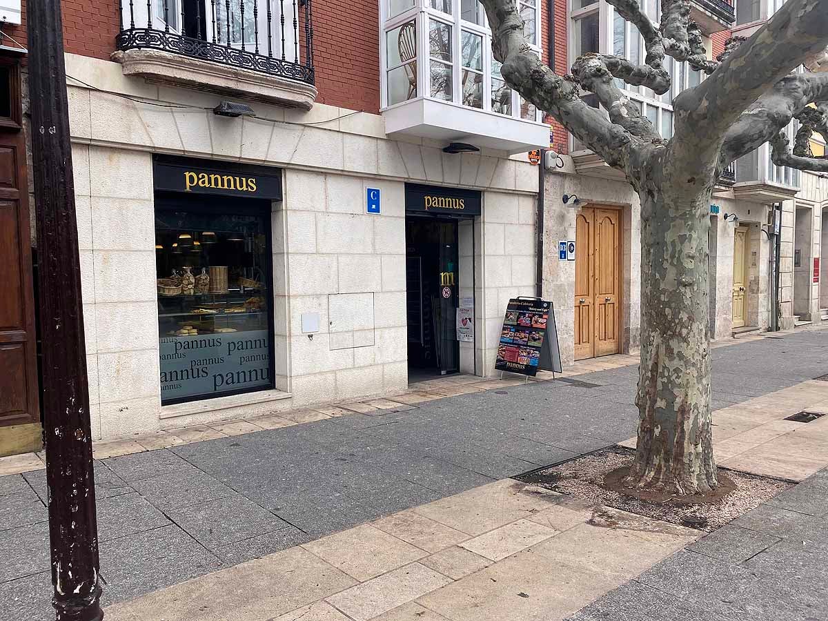 La Plaza Mayor desierta a media mañana.