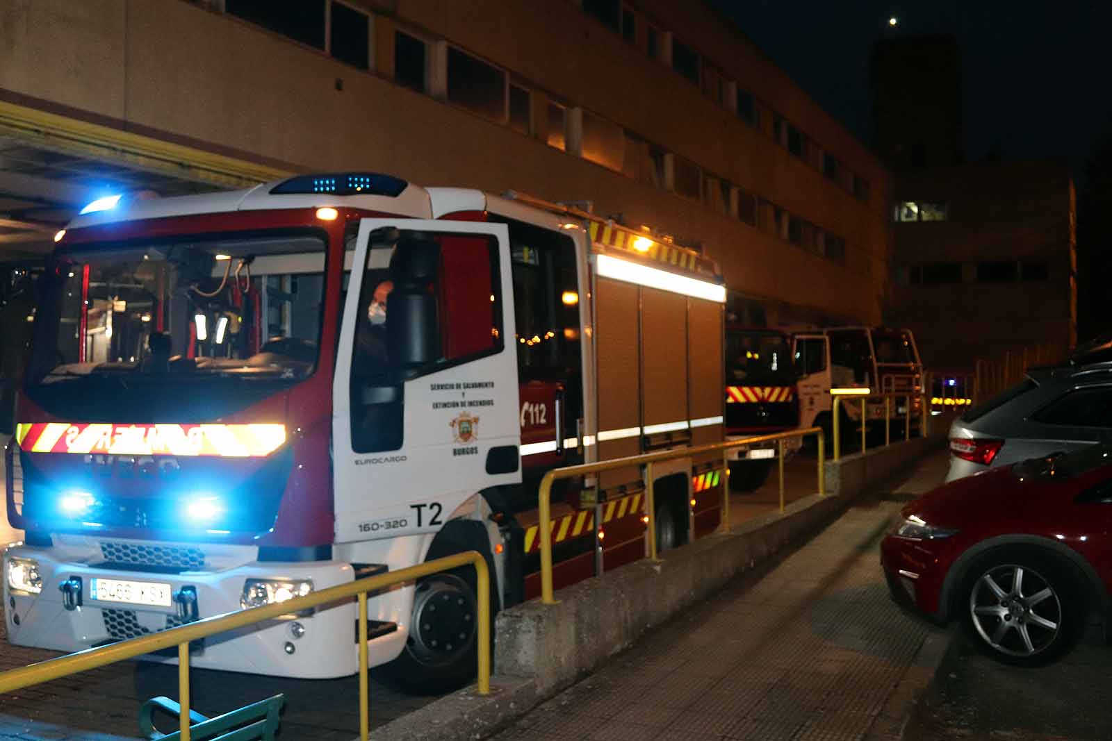 Emotivo minuto sonoro de los Bomberos de Burgos en el parque.