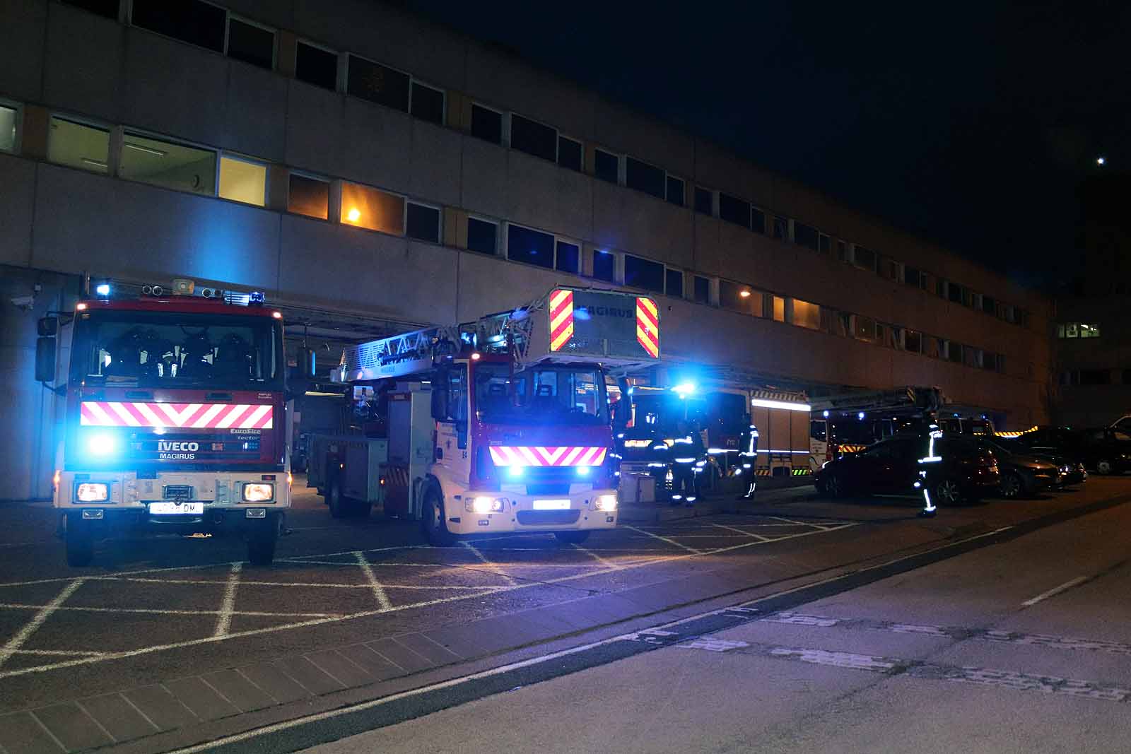 Emotivo minuto sonoro de los Bomberos de Burgos en el parque.