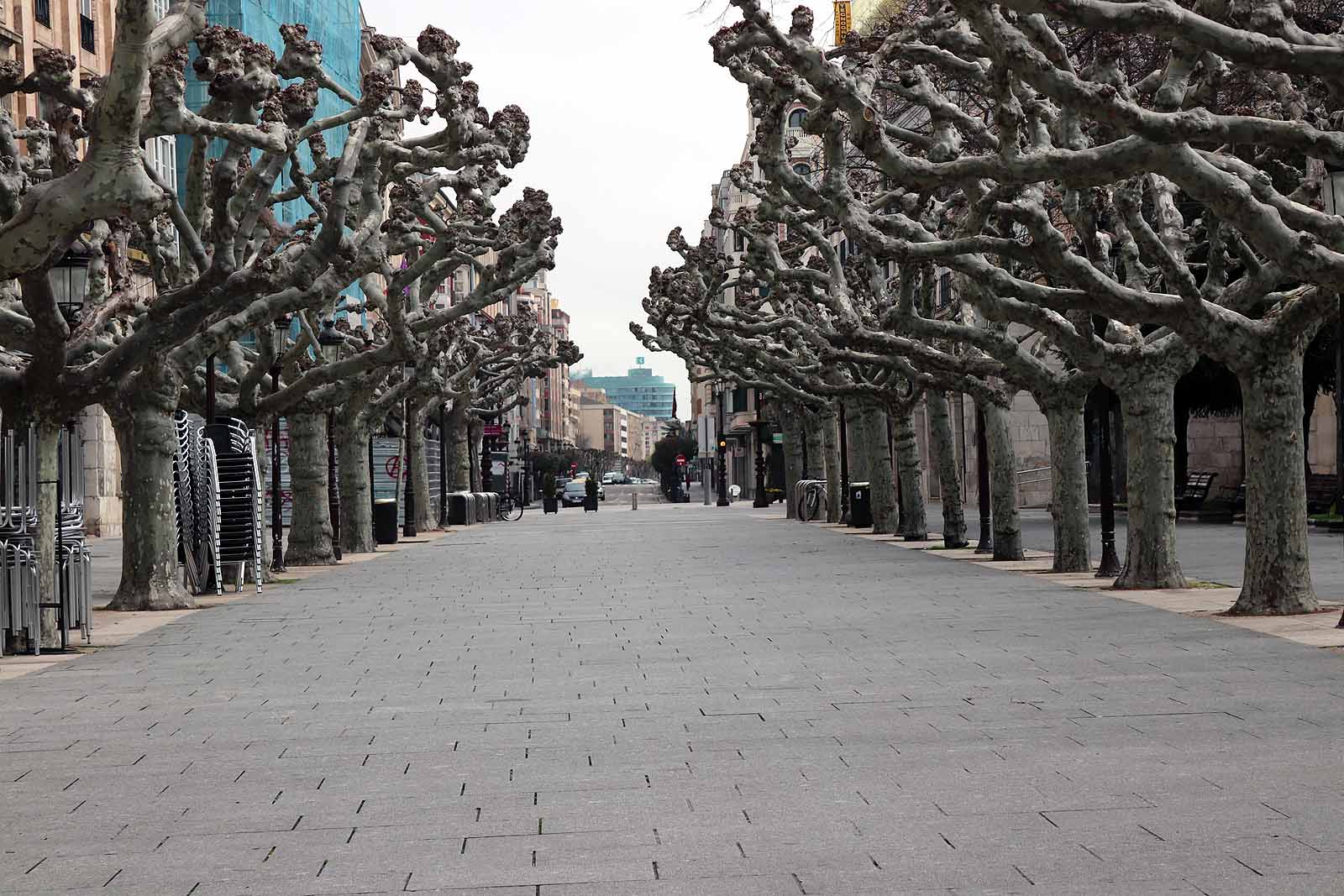 Fotos: Burgos continúa en calma en el quinto día de confinamiento obligado