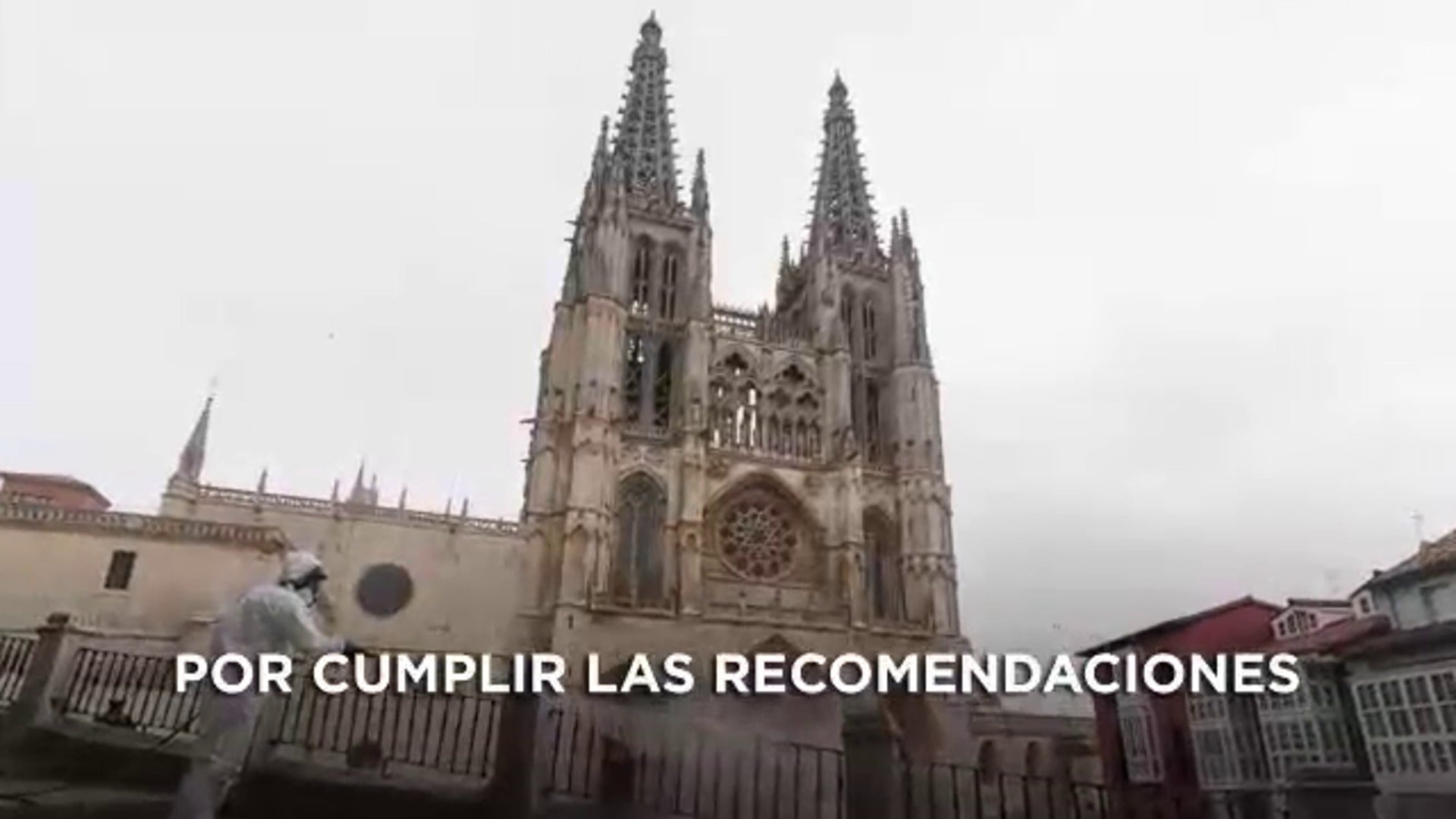 «Gracias por ser ejemplo», el mensaje del Ayuntamiento de Burgos a todos los vecinos en plena crisis del coronavirus