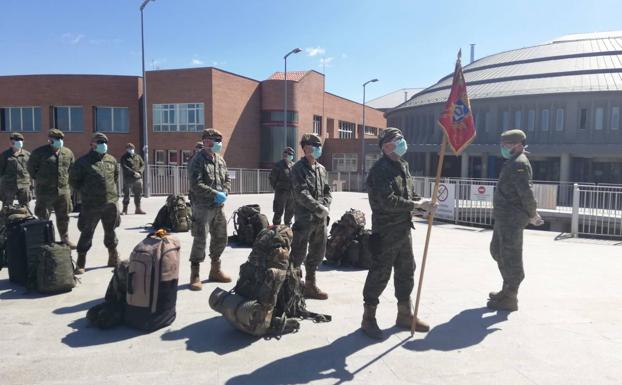 Empieza a construirse el hospital de campaña de Segovia, que tendrá 120 camas