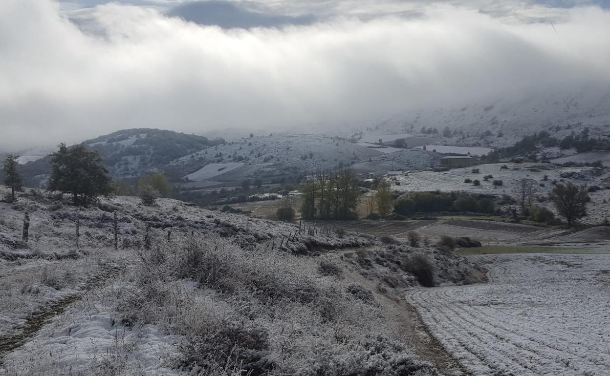 La nieve regresará este lunes a la provincia de Burgos