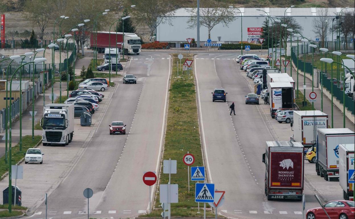 Los polígonos industriales presentan estos días una imagen casi inhóspita. 