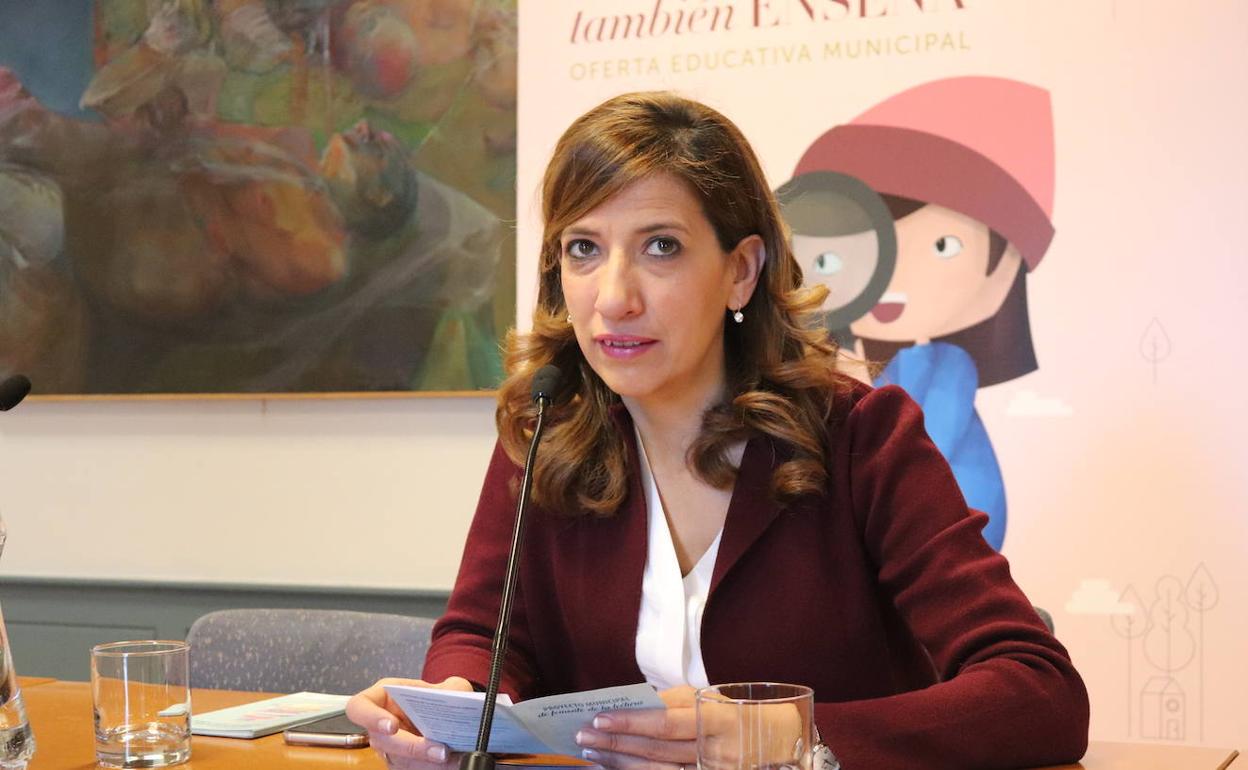 Nuria Barrio, portavoz del equipo de Gobierno en el Ayuntamiento de Burgos