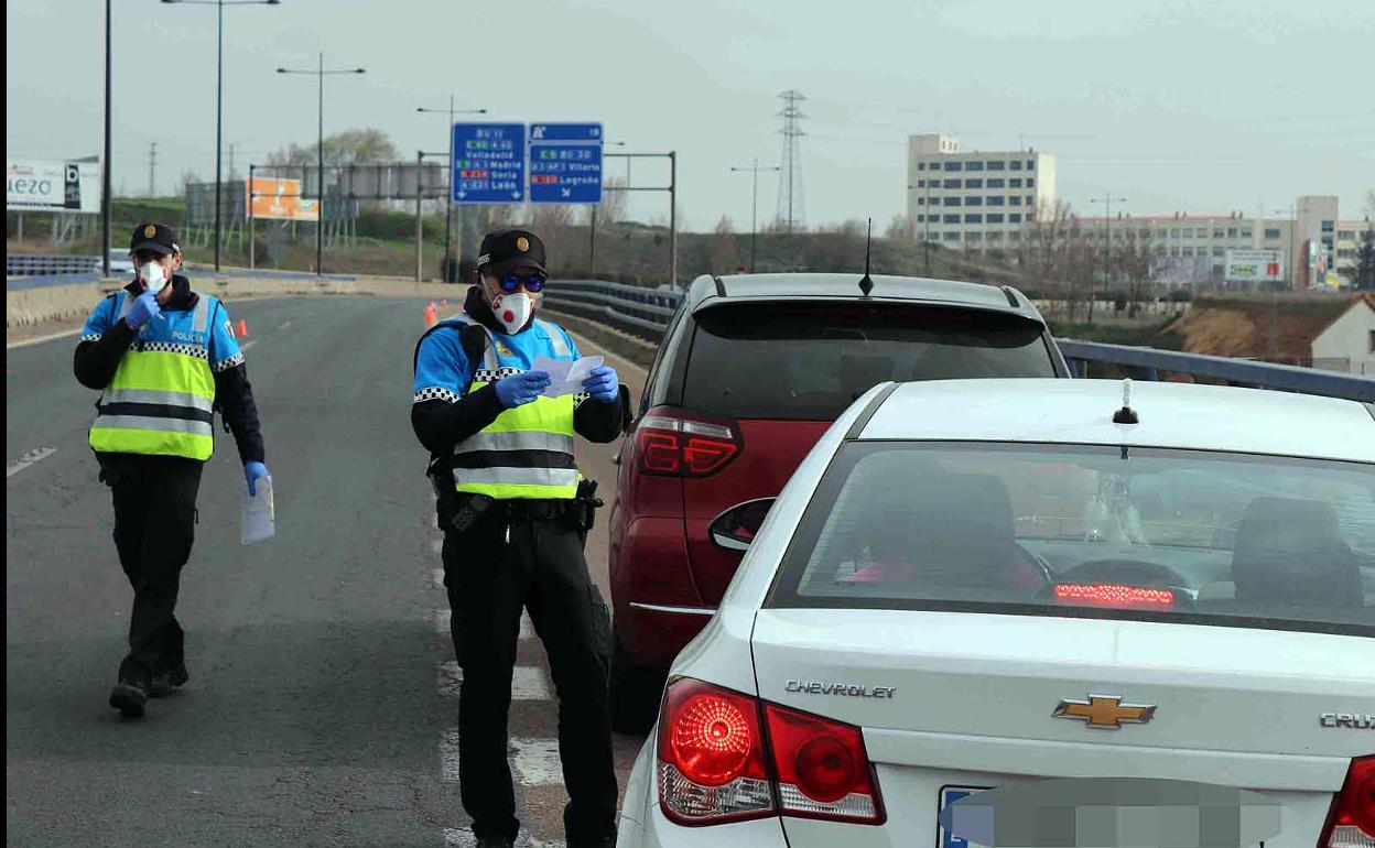 Los controles policiales se volverán a ver a la salida de Burgos