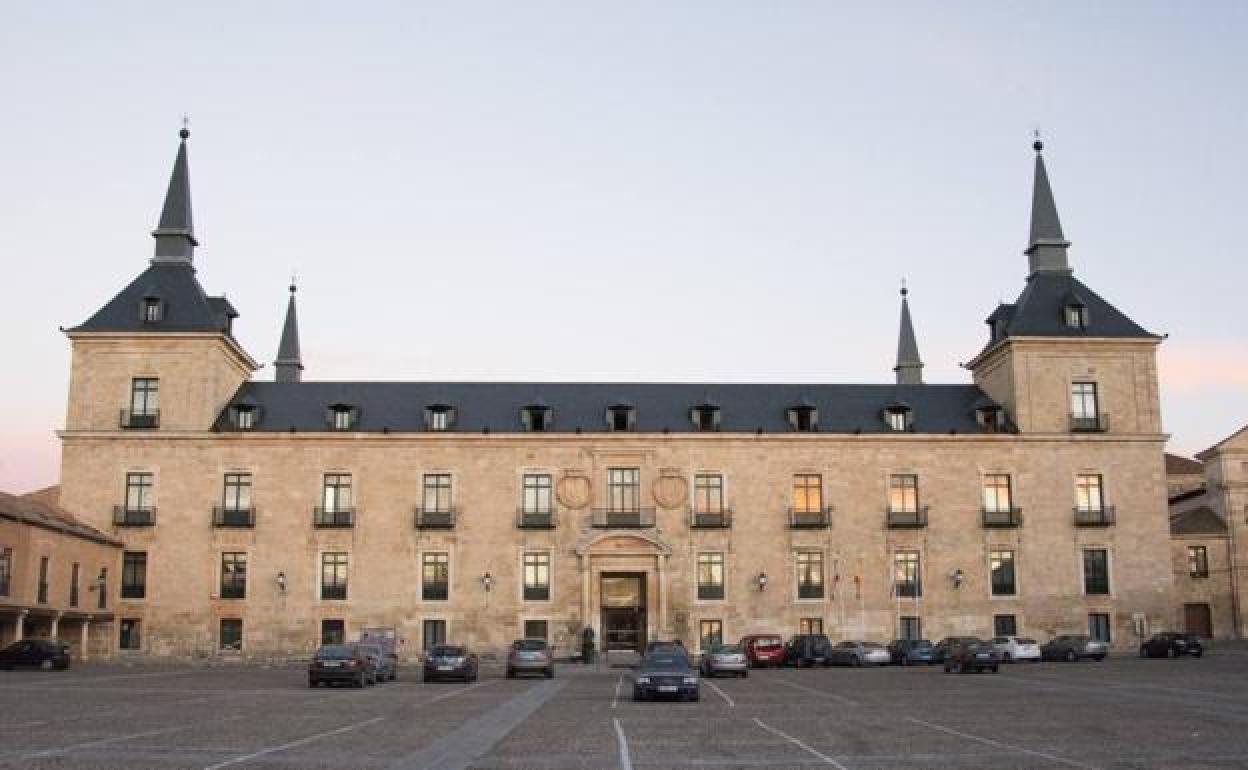 Imagen de archivo de la Plaza Mayor de Lerma. 