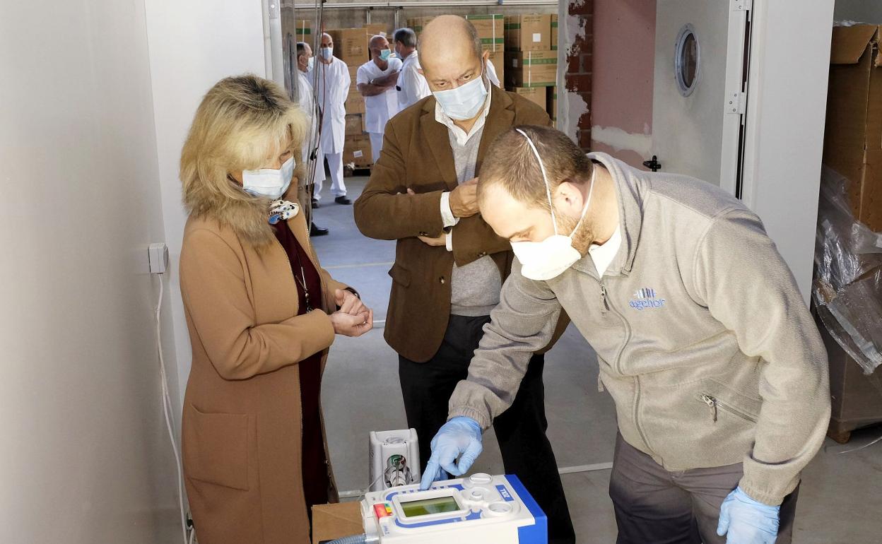 Los respiradores ya están en Castilla y León. 