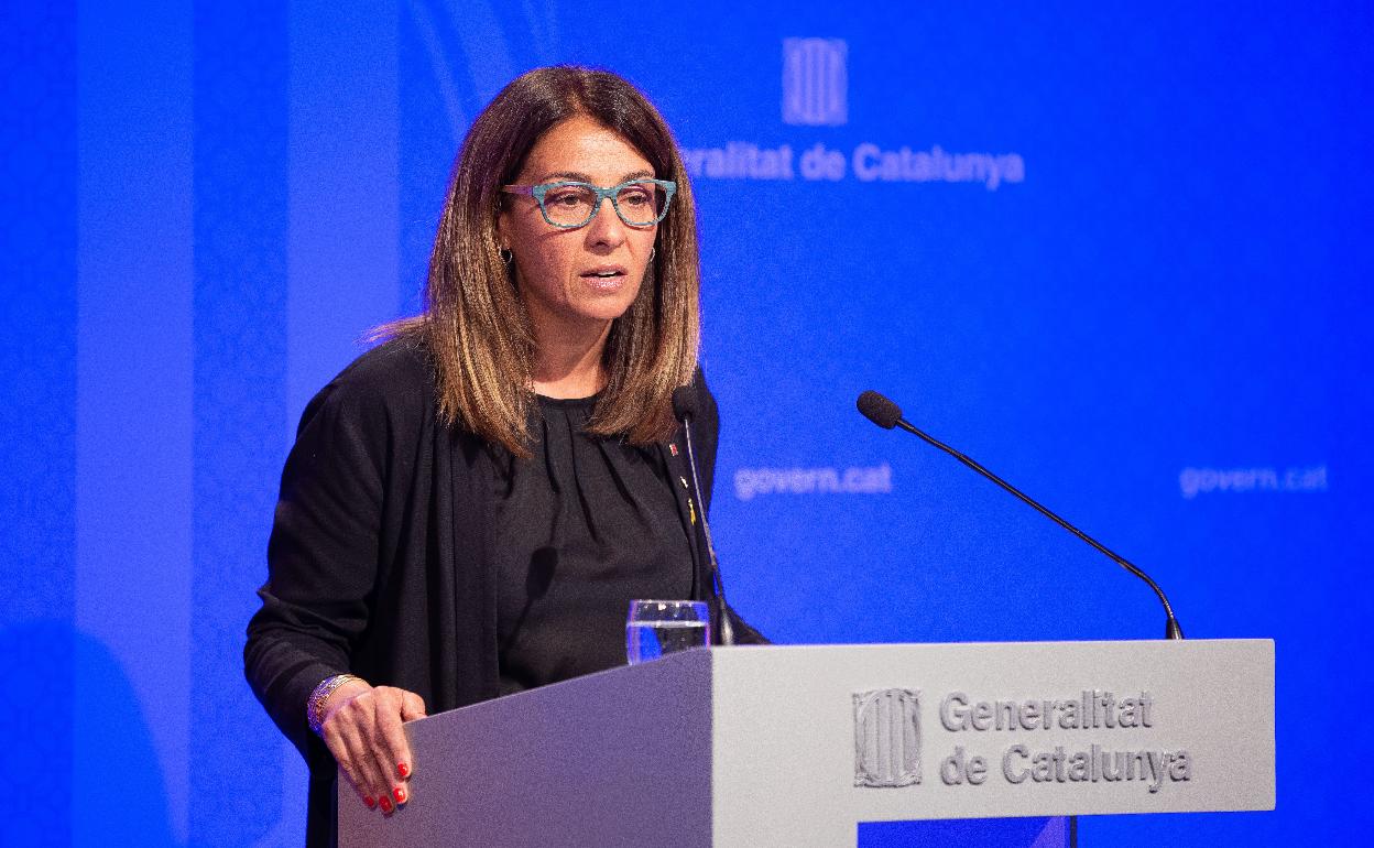 Meritxell Budó, consellera de la Presidencia de la Generalitat.