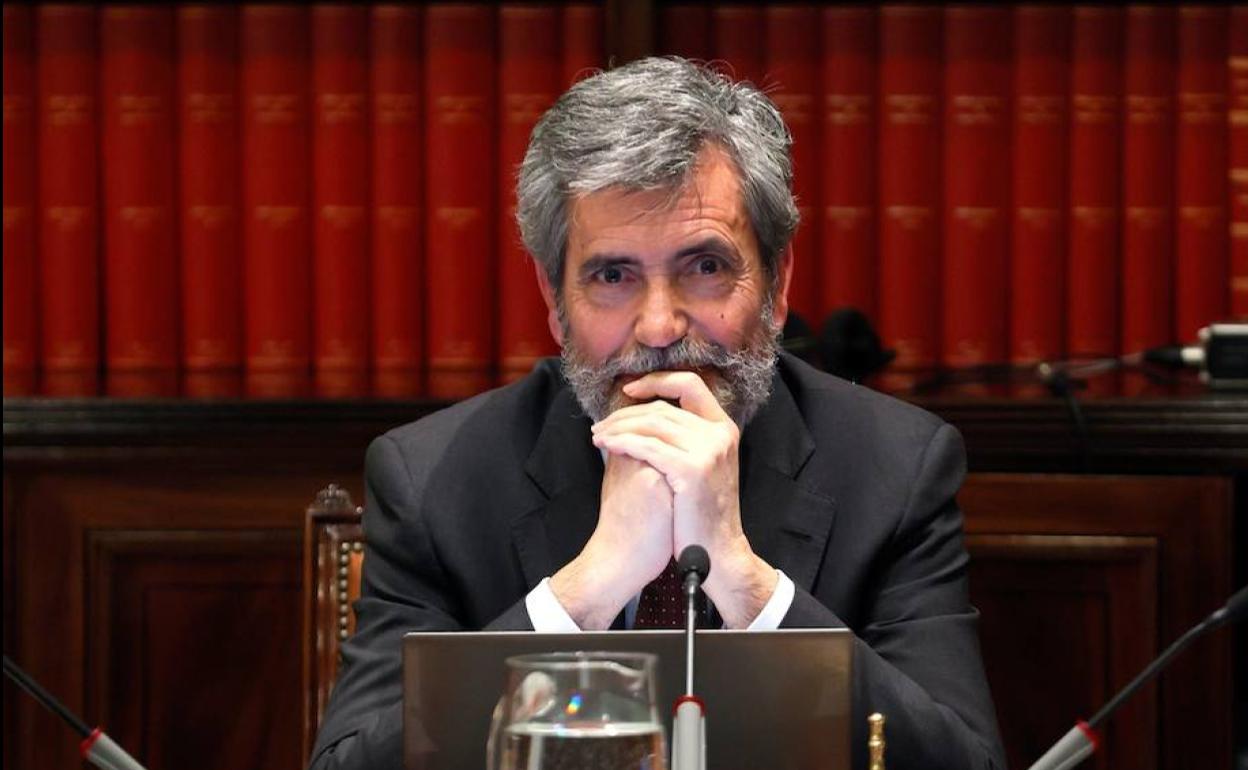 Carlos Lesmes, presidente del Consejo General del Poder Judicial.