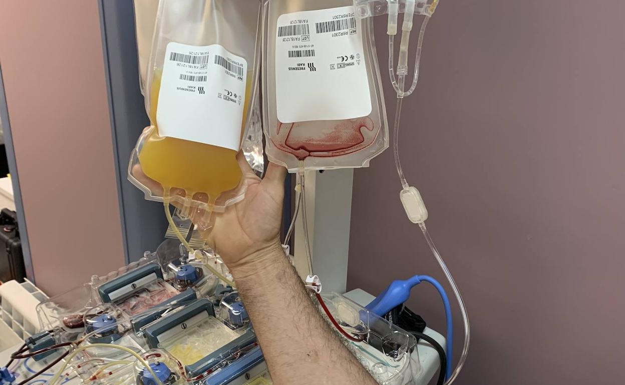 El punto de donación del Coliseum registra una media diaria de 70 donaciones de sangre