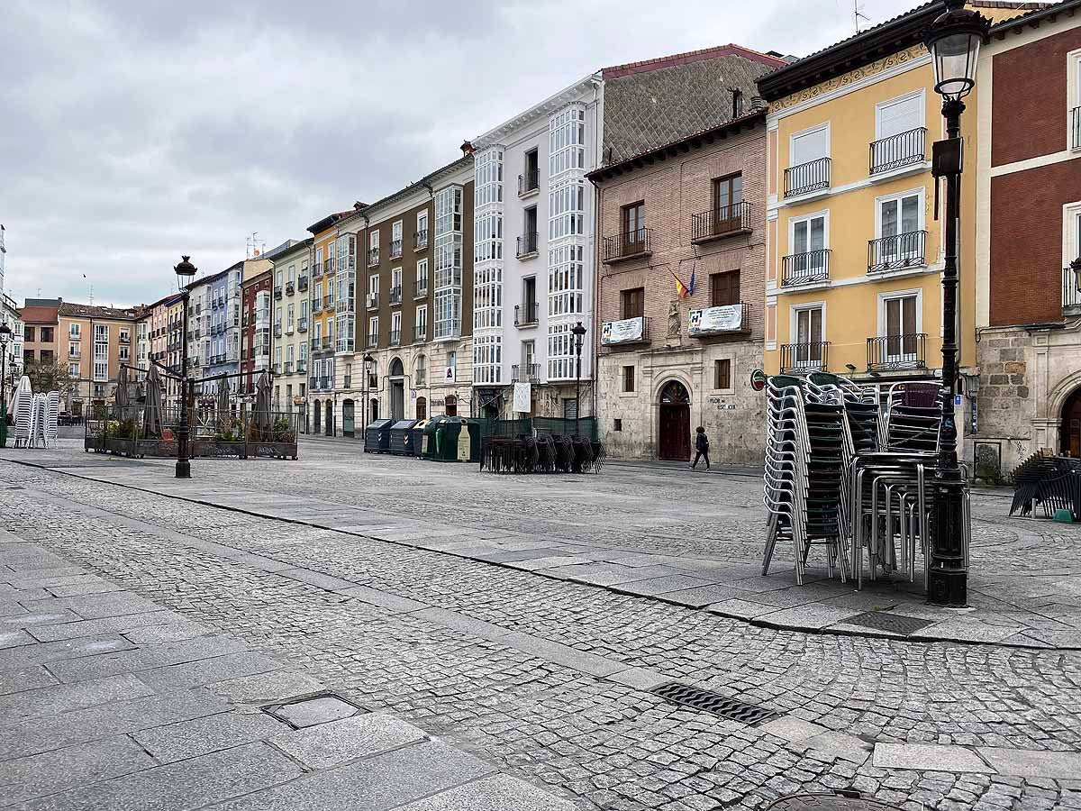 Un atípico Domingo de Pascua en Burgos.