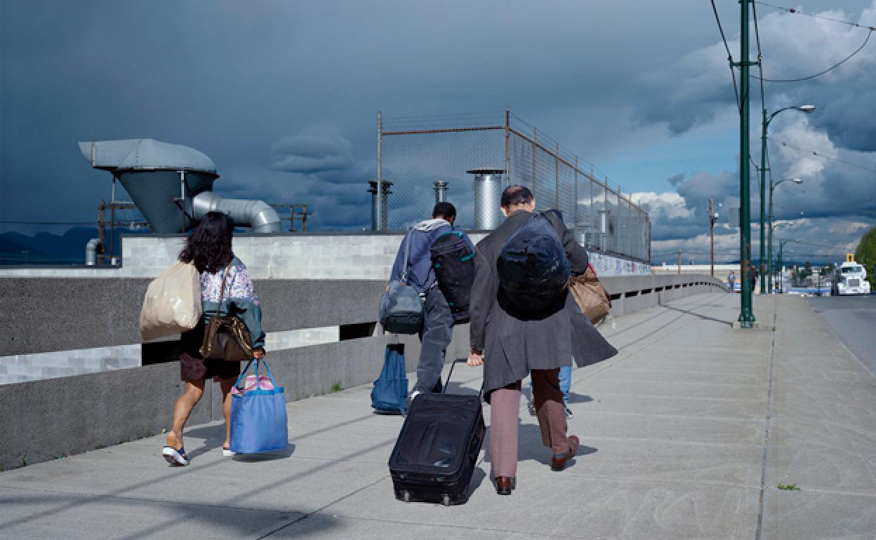 Overpass del fotógrafo Jeff Wall. 