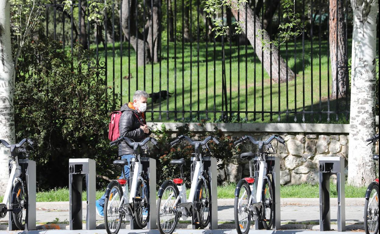 Las bicicletas serán importantes en la desescalada de Madrid. 