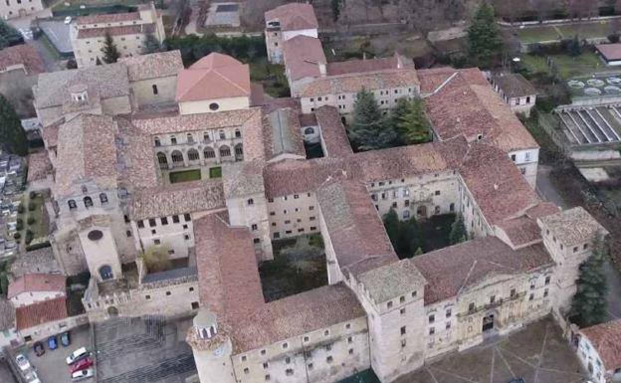 Vista aérea del Monasterio de San Salvador de Oña