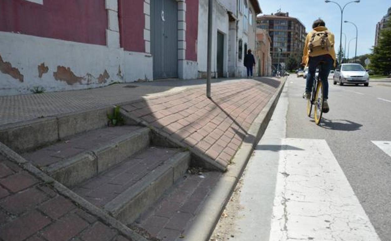 Imagen del estado actual de la calle Pozanos. 