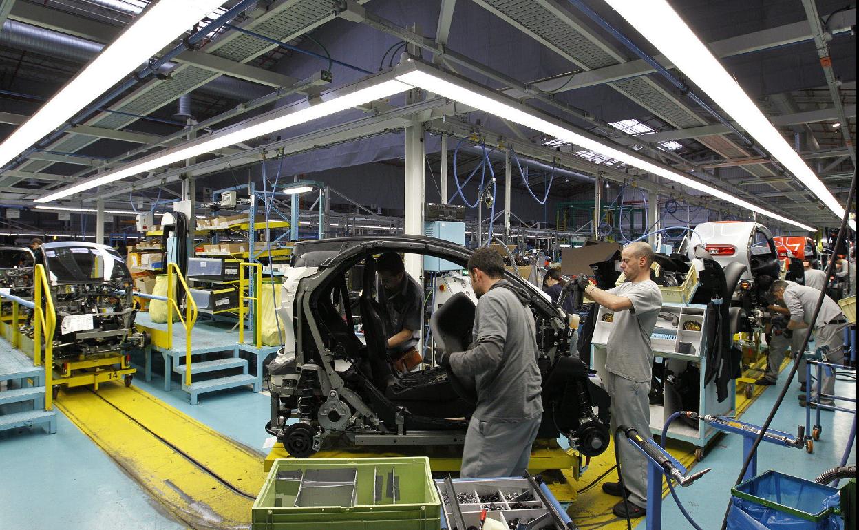 Fábrica de coches Renault en Valladolid.