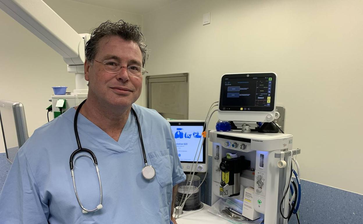 Juan García Carrasco, médico en el San Juan de Dios de Burgos