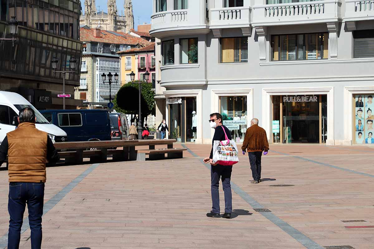 Desescalada Fotos: El uso de las mascarillas se impone en Burgos