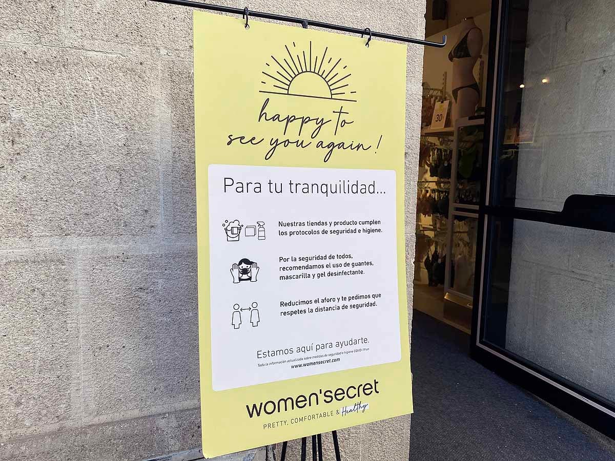 Desescalada Fotos: La apertura de las tiendas &quot;normaliza&quot; la imagen del centro de Burgos