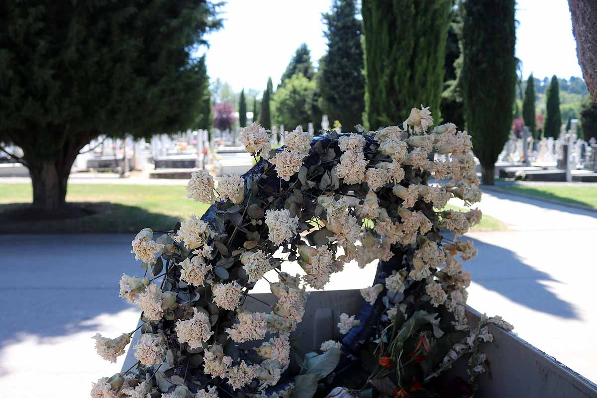 Las flores y los sentimientos regresan al cementerio San José de Burgos. 