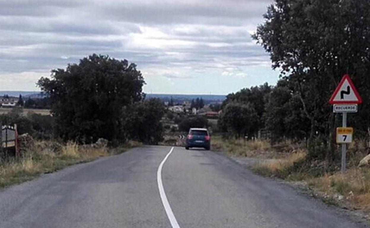 Carretera que discurre desde el Palacio de Riofrío hasta el municipio de La Losa, en la provincia de Segovia.