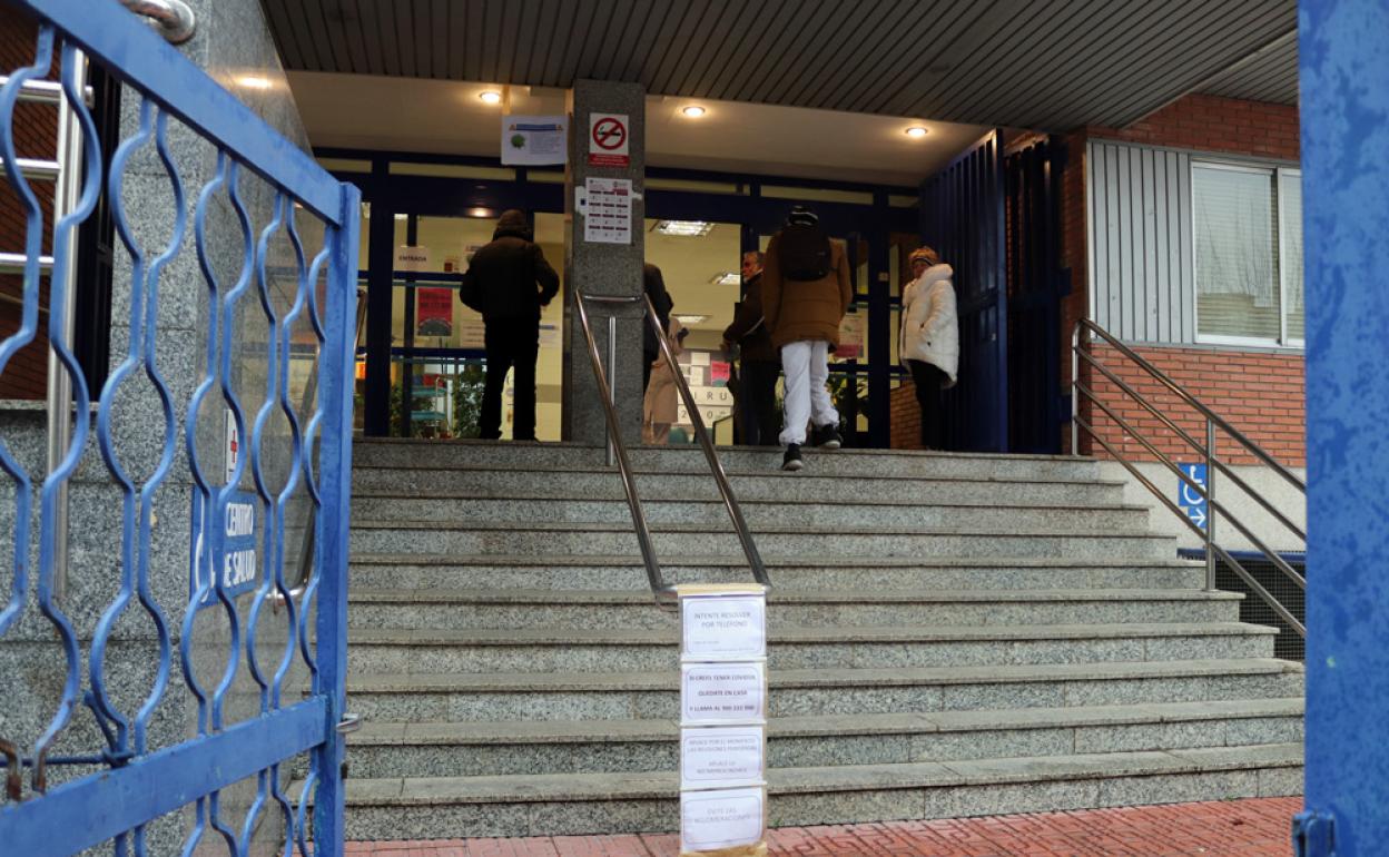 Imagen del centro de salud Gamonal-Antigua durante la crisis sanitaria.