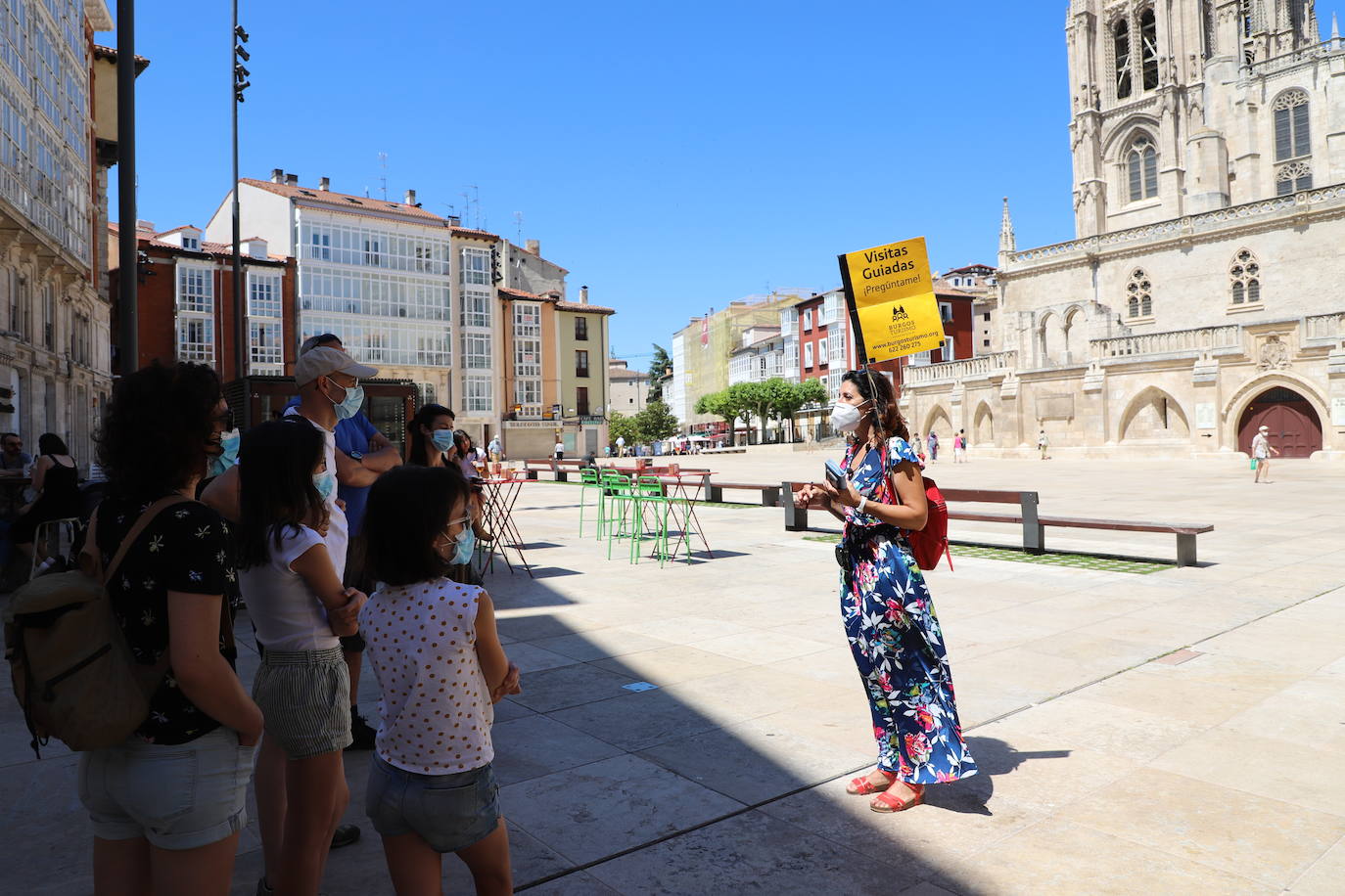 Fotos: La actividad turística se retoma en Burgos pero en dosis moderadas