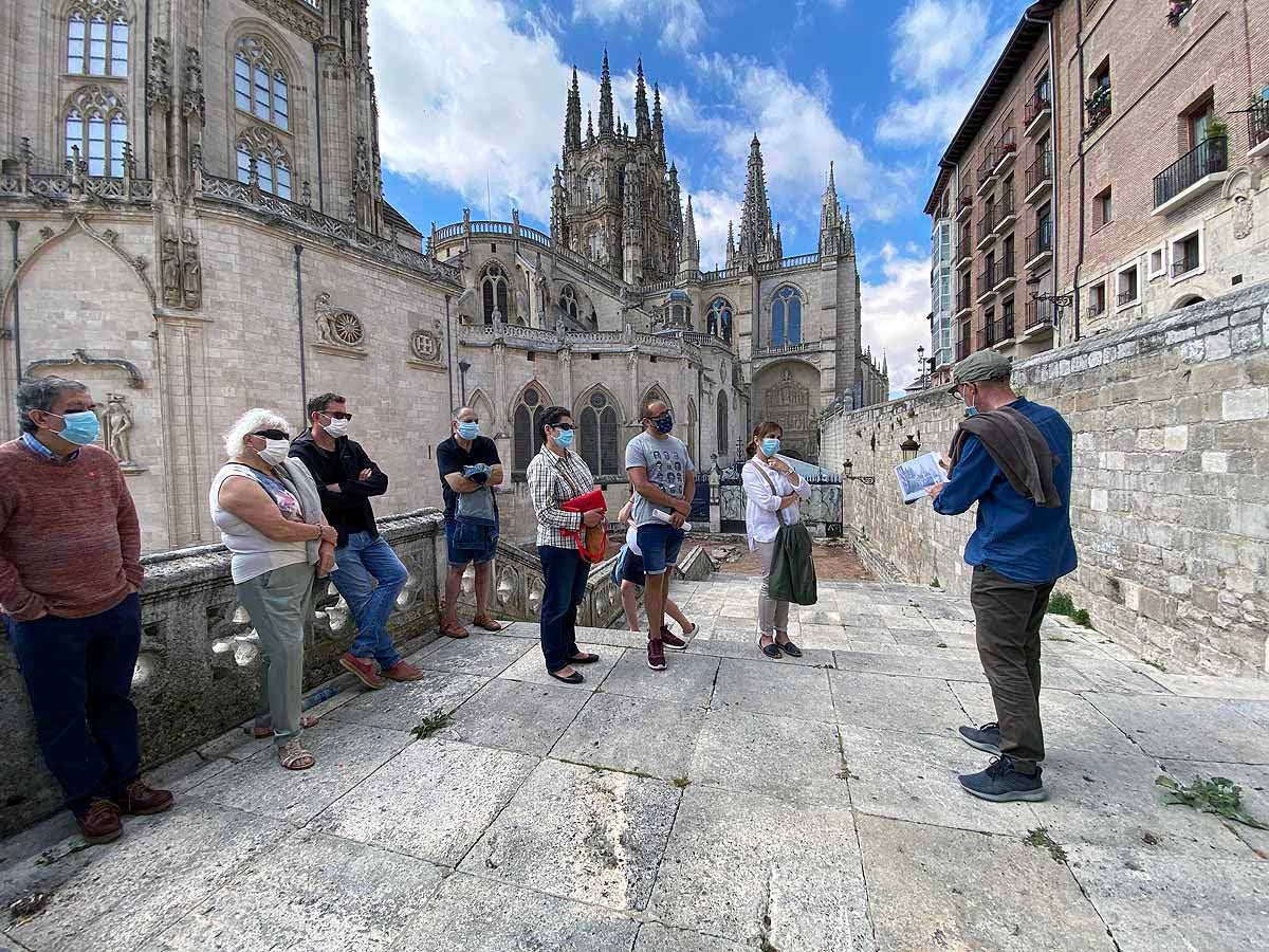 Fotos: Los burgaleses conocen a pie de obra el nuevo proyecto para Las Llanas