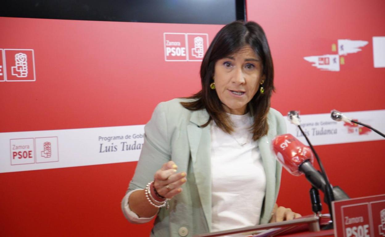 Ana Sánchez, secretaria de Organización del PSOE de Castilla y León.