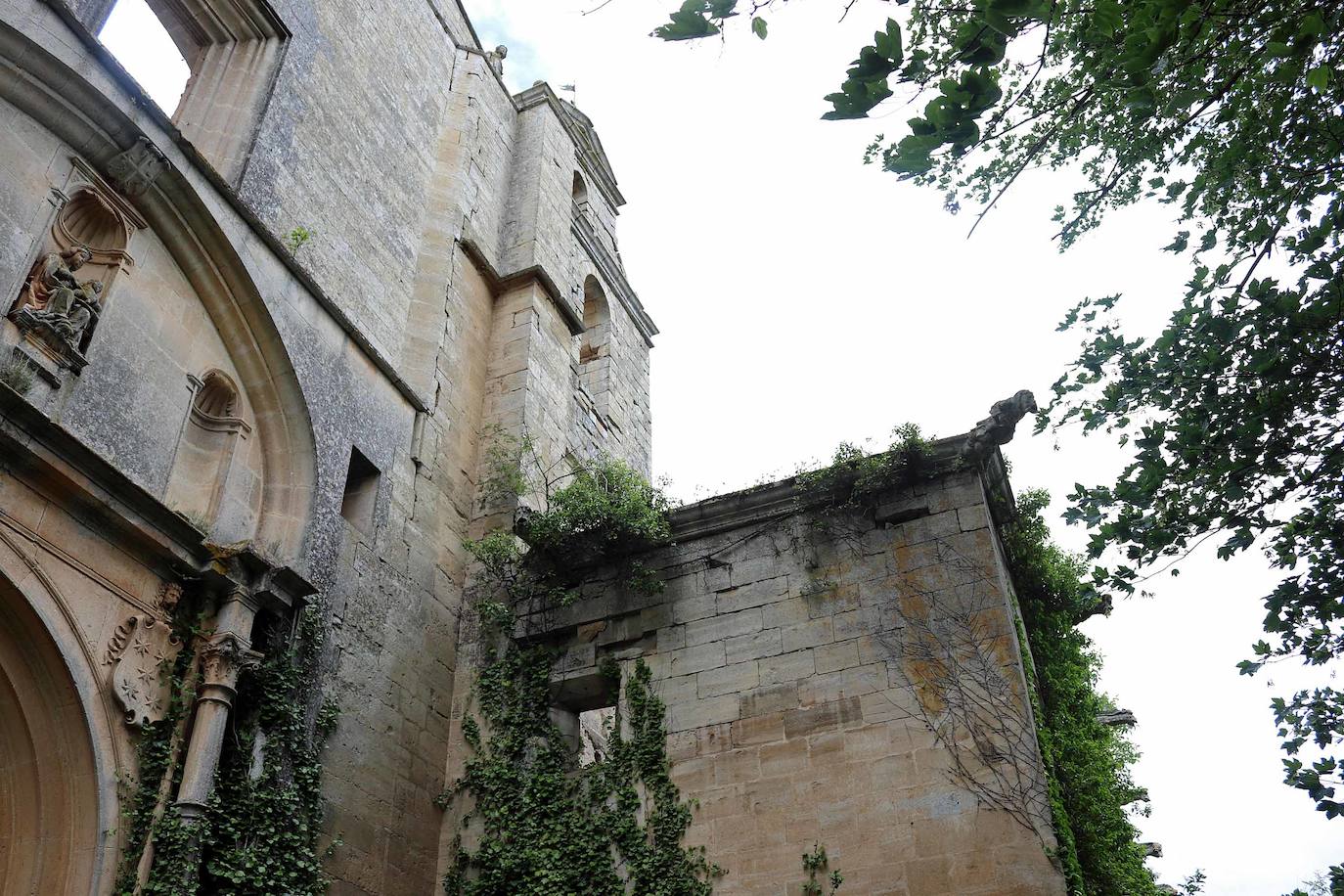 Estado actual del Monasterio de Fresdelval en Burgos. 