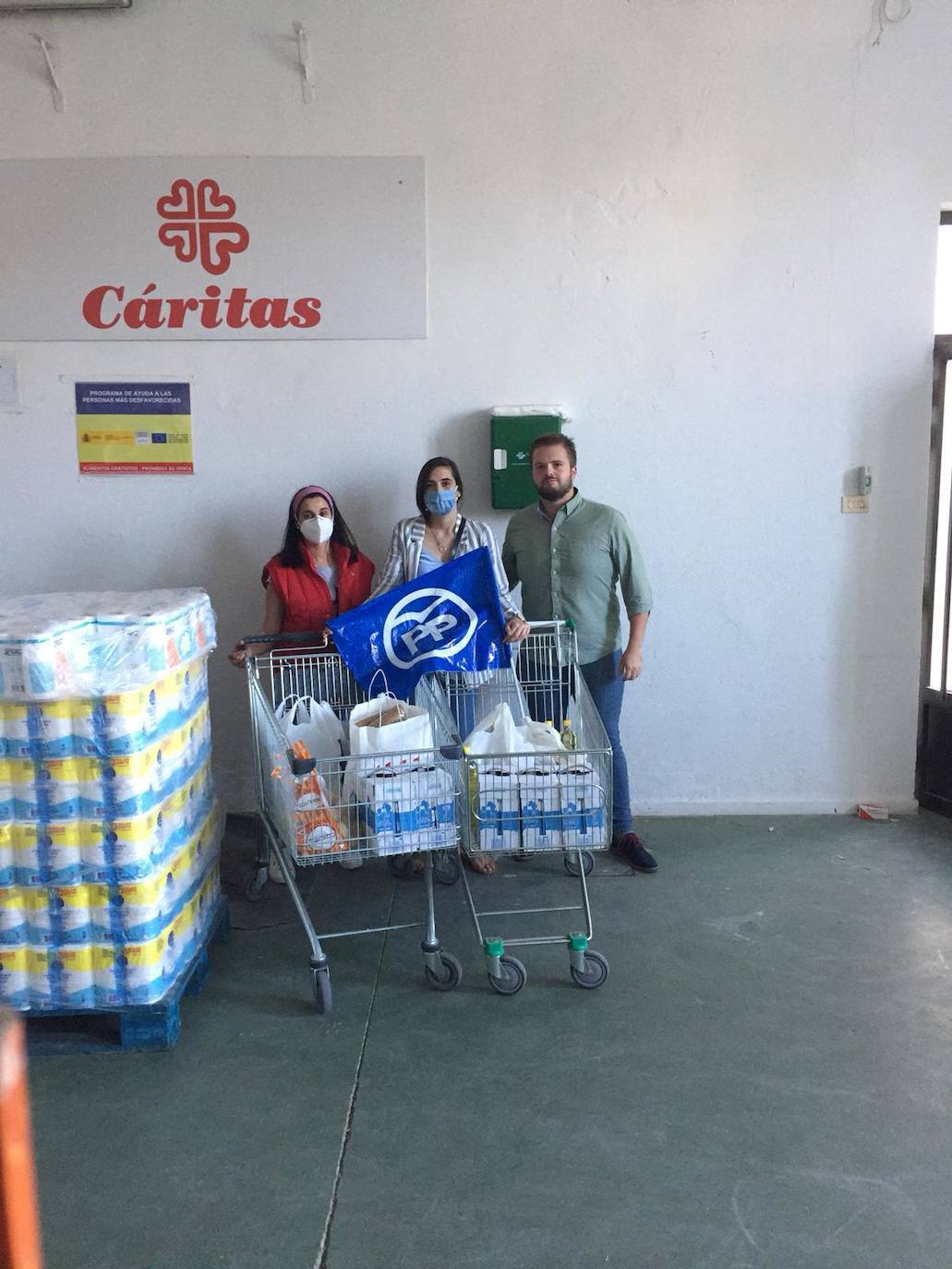 Kilos de solidaridad para Cáritas en Burgos