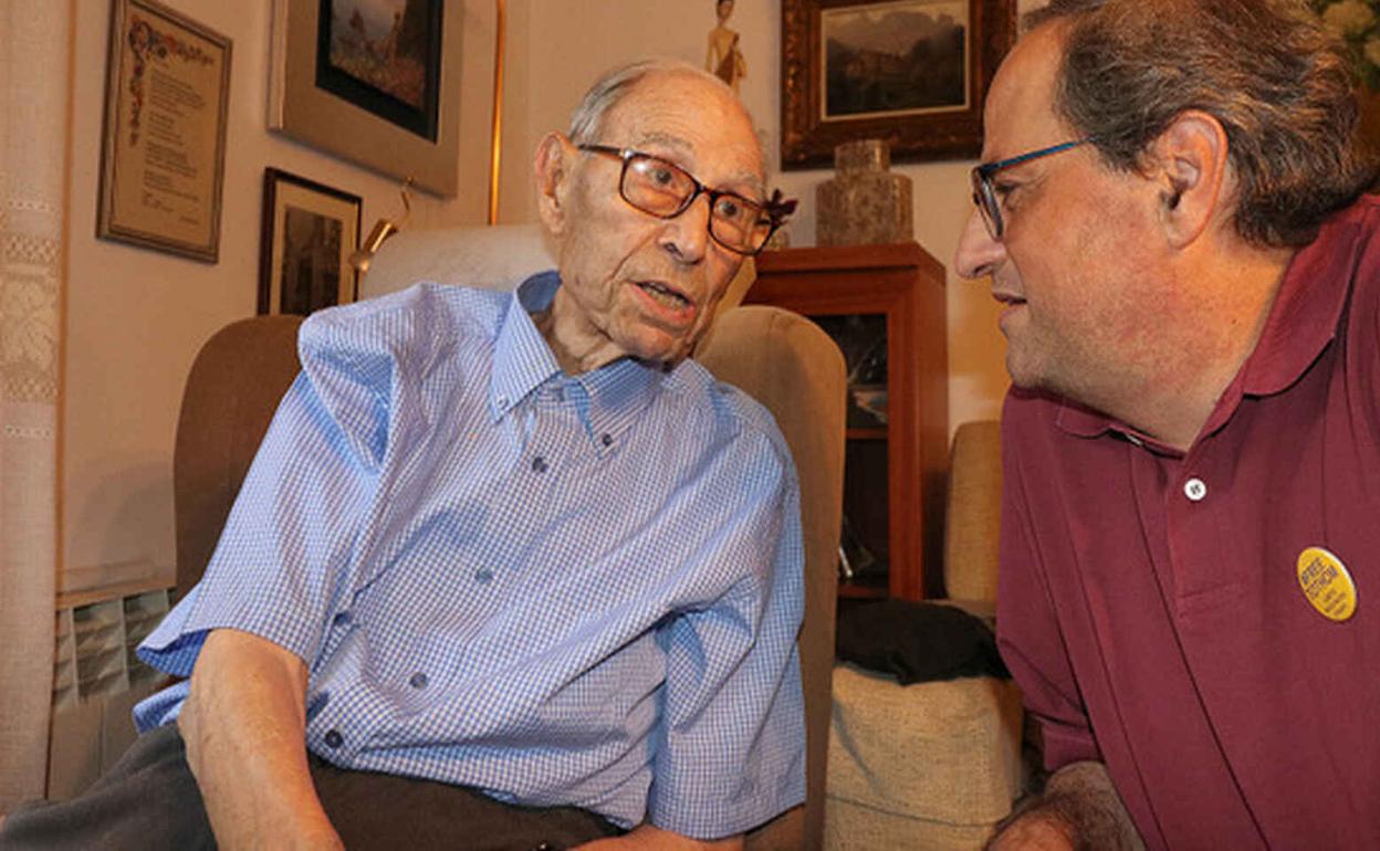 Joaquim Illas cumplía 111 años en dos semanas 