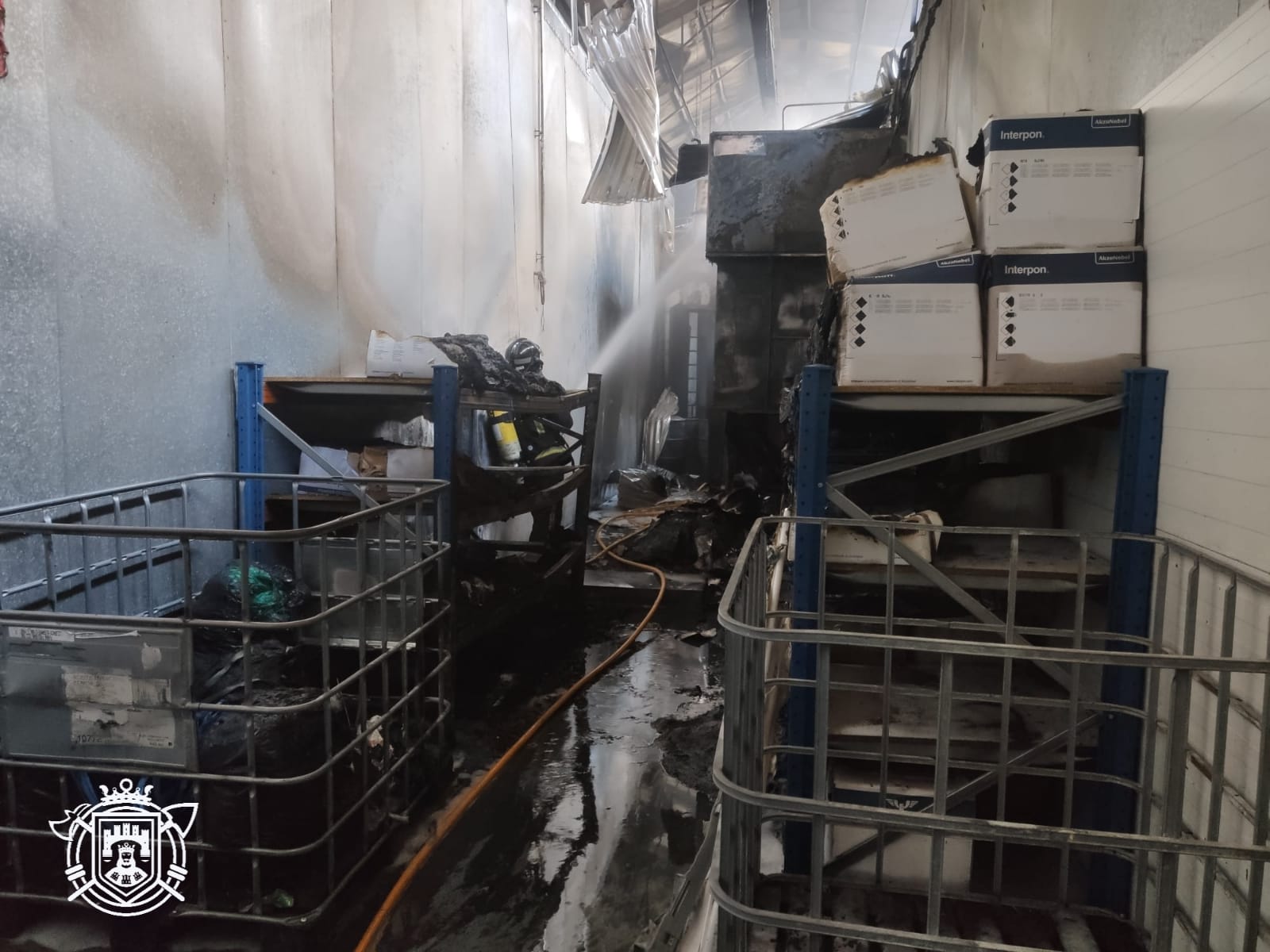 Fotos: Incendio en la nave de Famavi