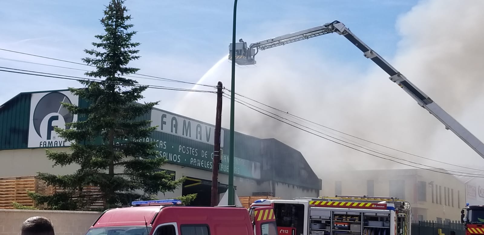 Fotos: Incendio en la nave de Famavi