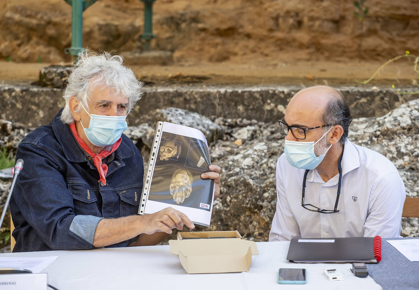 Fotos: Presentación de resultados de la campaña de Atapuerca