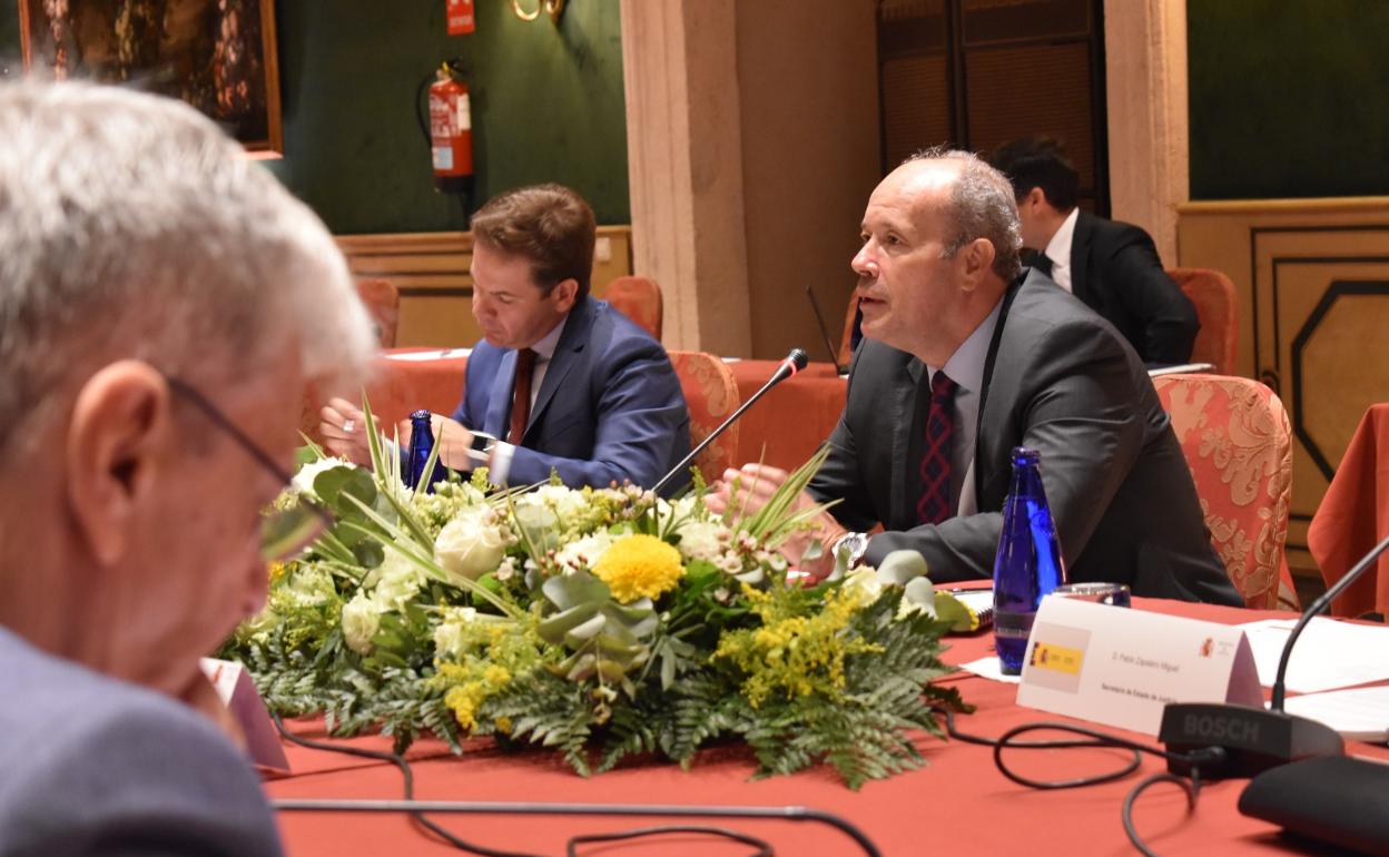 Juan Carlos Campo ha presidido la reunión celebrada en Lerma. 