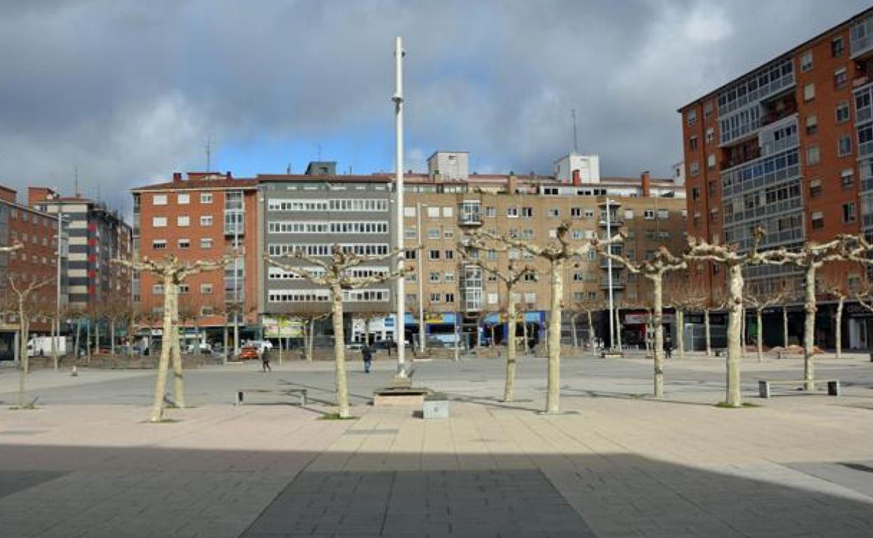 Plaza Santiago en Burgos. 