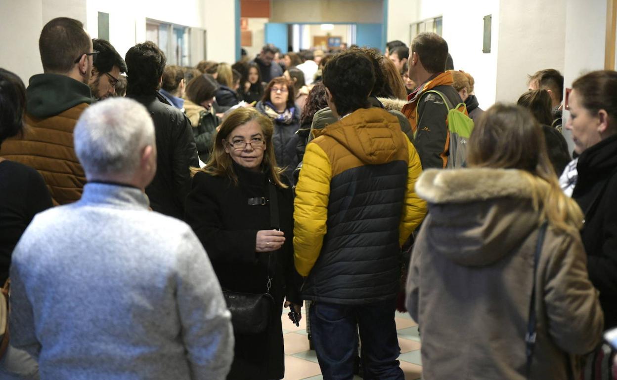 Participantes en una de las últimas oposiciones convocadas en Valladolid.