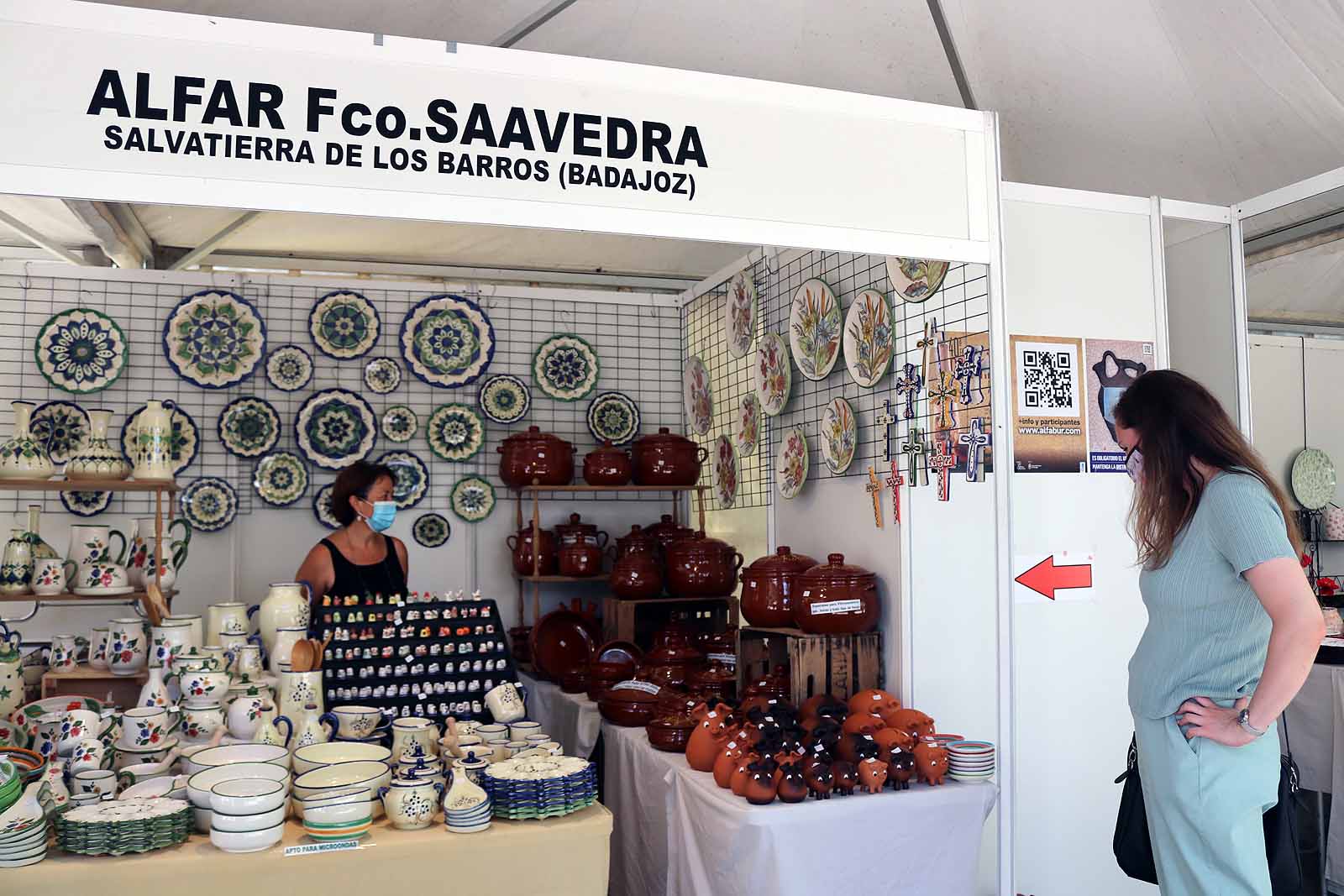 Fotos: Arranca en Burgos la primera feria de cerámica en España post confinamiento