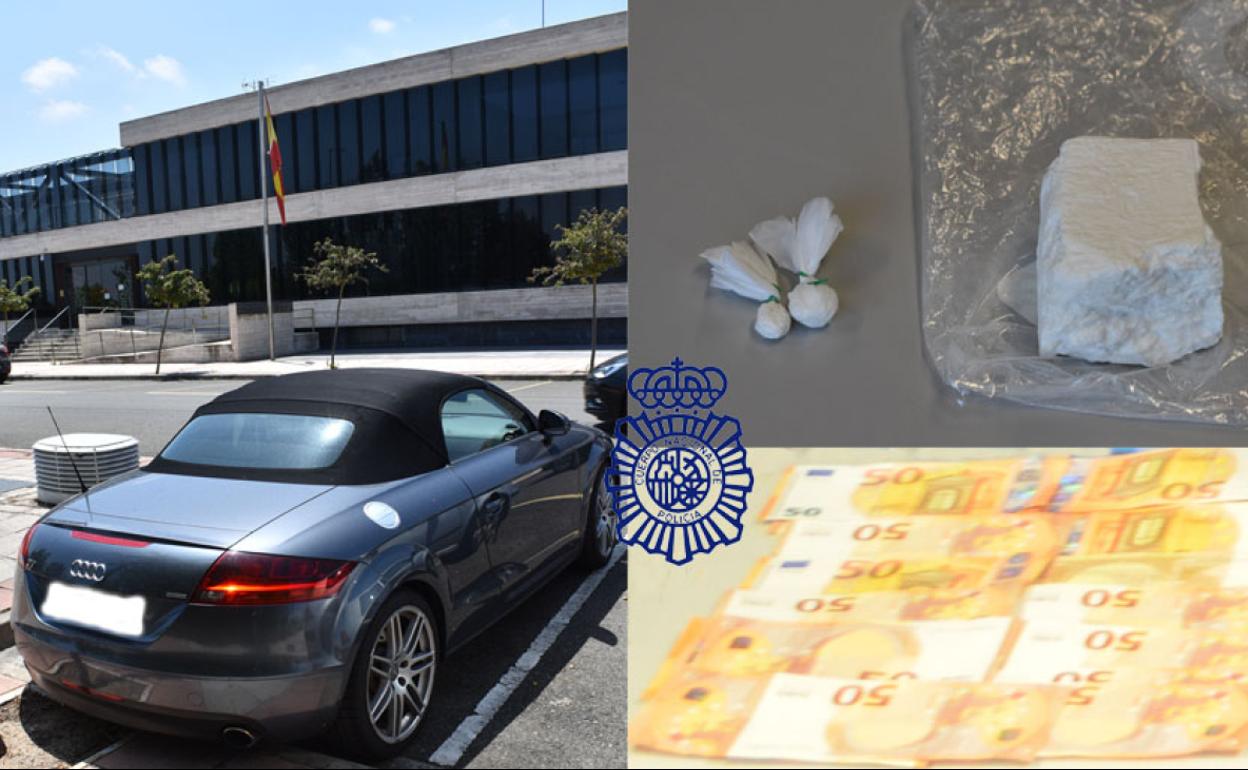 Desarticulan otro punto de venta de estupefacientes tras detener a un mirandés que intentó darse a la fuga con la droga