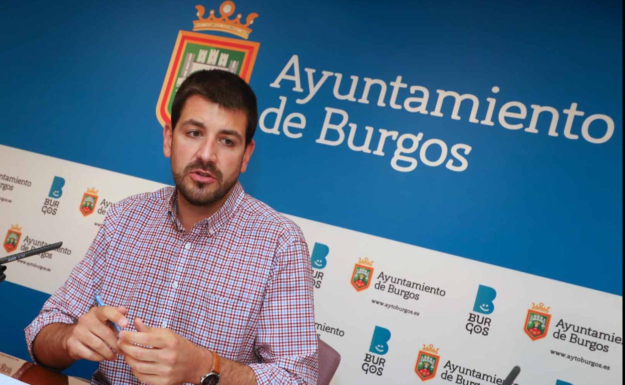 David Jurado, concejal de hacienda del Ayuntamiento de Burgos. 