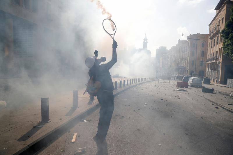 Fotos: Jornada de protestas contra el Gobierno en Beirut